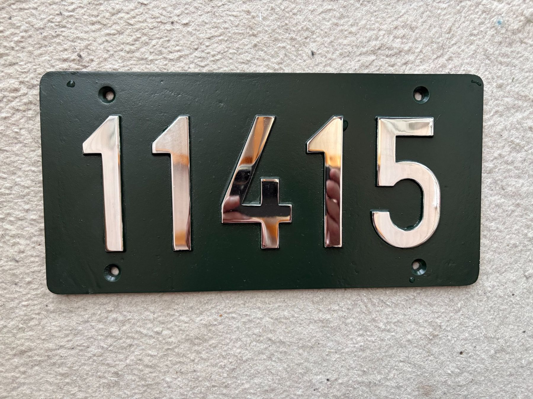 SBB/CFF/FFS Insegne: SBB Loknummer Schild von Ae 6/6 – Usato da Dietikon venduto da Lascodi 1