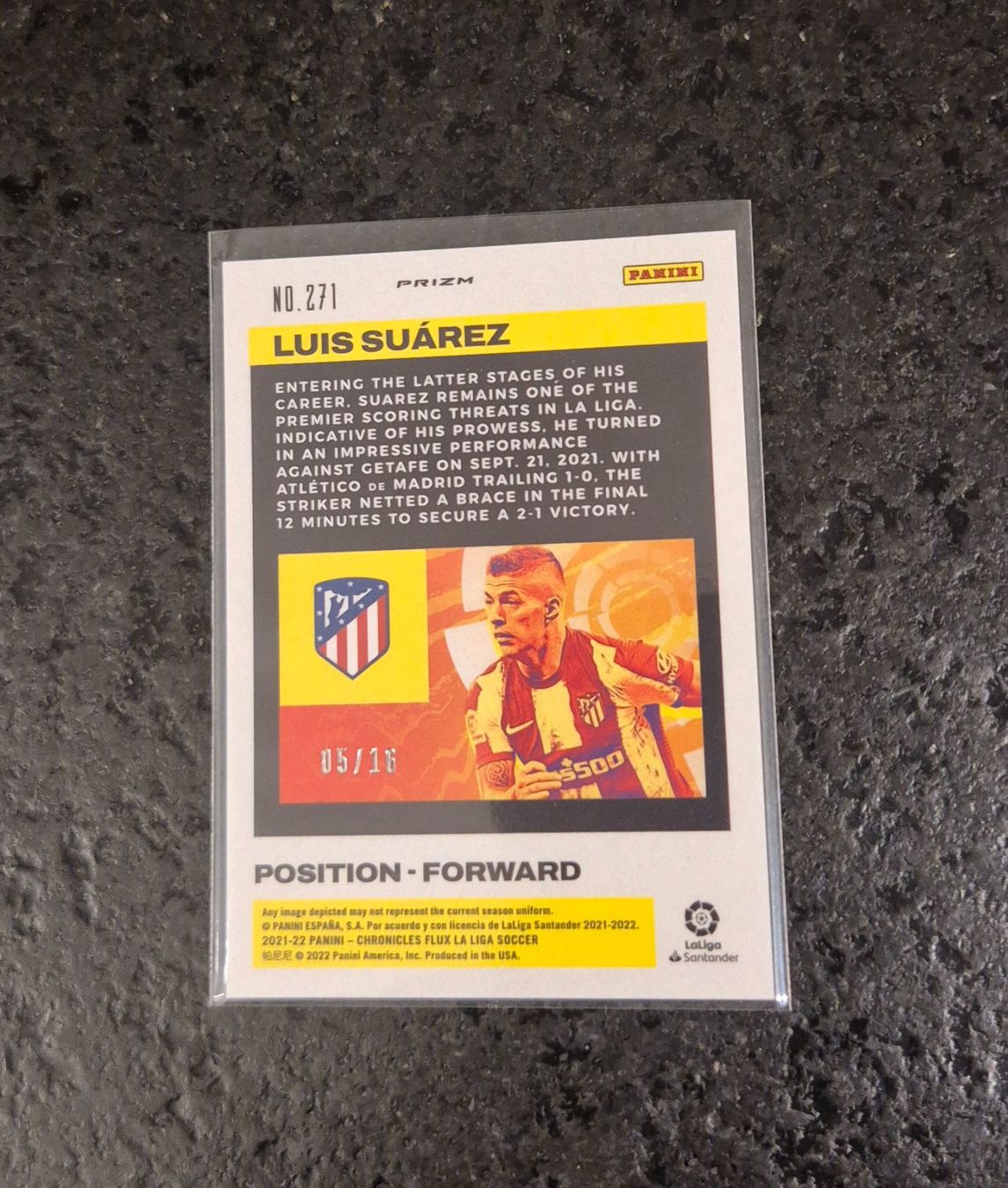 Topps Carte collezionabili: Luis Suarez /16 - Atletico Madrid - Panini – Nuovo (secondo la descrizione) da Burg AG venduto da Danoe 1