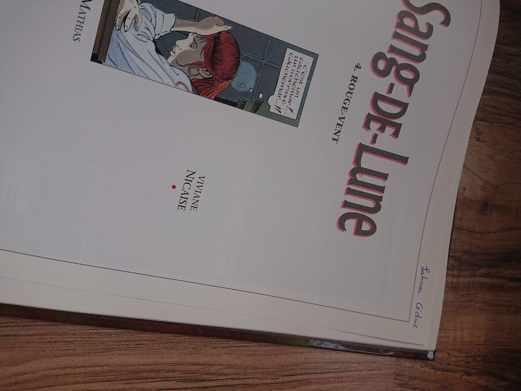 Comics: Sang-de-lune 4 — Rouge-vent EO – Gebraucht aus Farvagny-le-Grand von LaCaverne 6