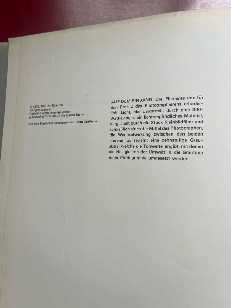 Libri: Licht und Film Buch – Usato da Basel venduto da gutglueck 1