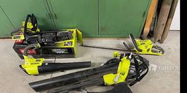 Ryobi 36V Heckenschere, Motorsäge (Akku), Laubbläser Akku