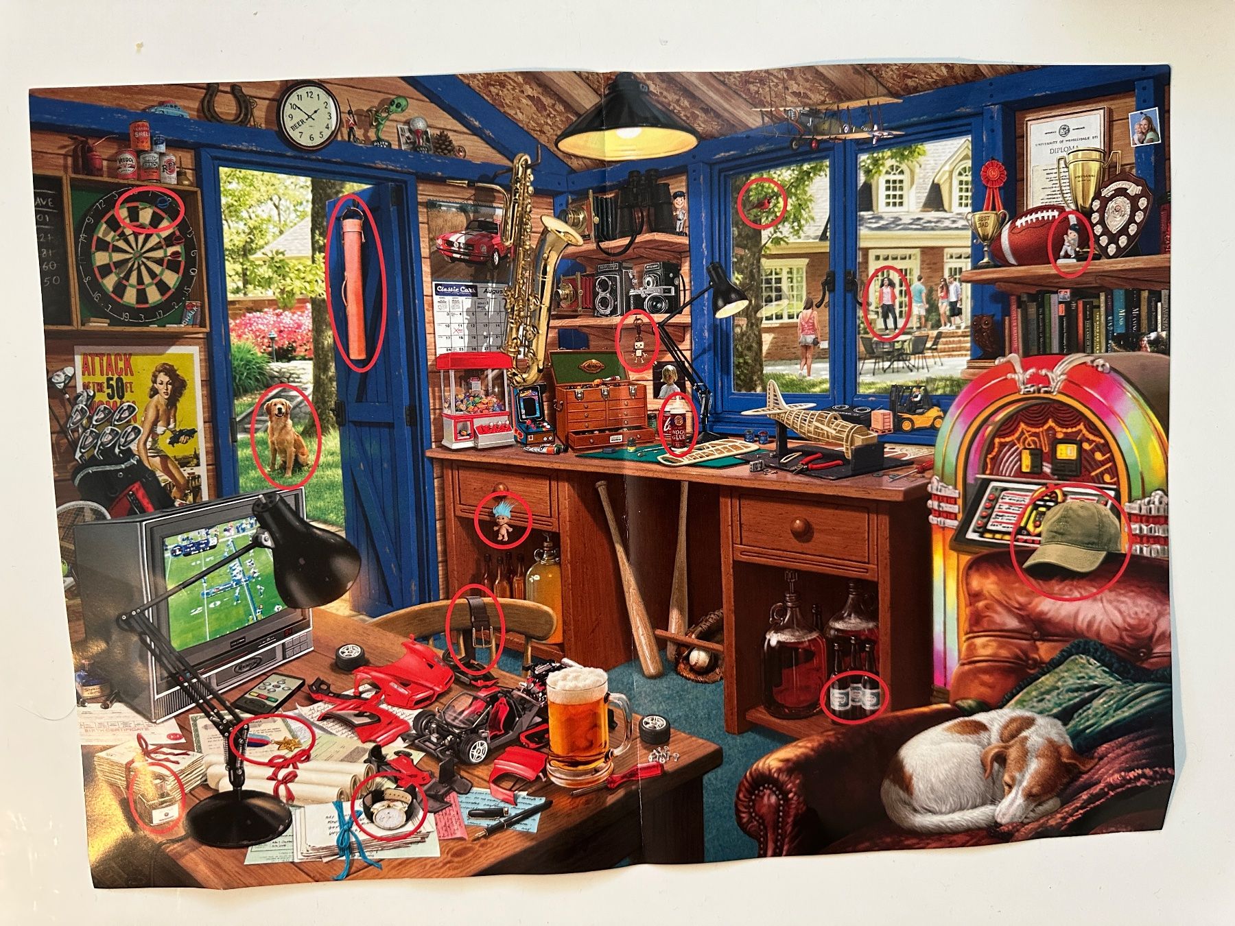 Puzzles: Schmidt 1000 Secret Puzzle "Vaters Werkstatt" – Gebraucht aus Zürich von babssusch 4