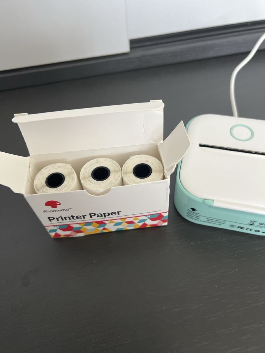 Stampanti: Mini Drucker Phomemo T02 mit Papierrollen, gebraucht – Usato da Buchs AG venduto da Heidy64 2