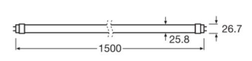 Lampade: 4 ungebrauchte LED Röhren Ledvance 150cm, originalverpackt – Nuovo e nell'imballaggio originale da Birrhard venduto da Pry 1