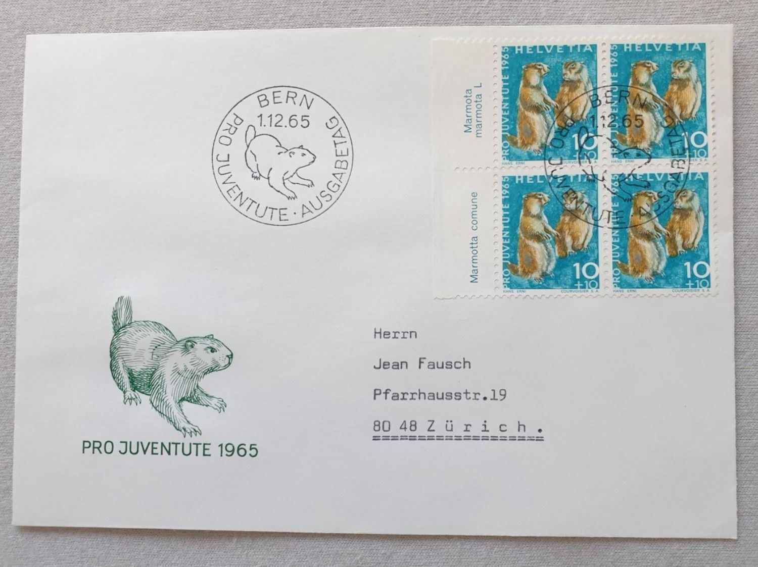 Tutti i francobolli: (187) Pro Juventute 1965 mit ET Stempel – Usato da Schwarzhäusern venduto da Inot3 2