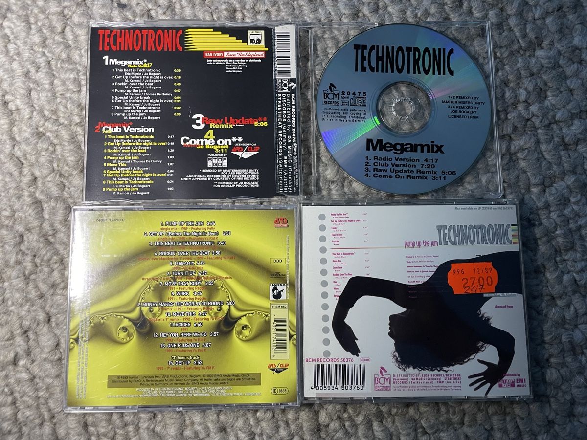 CD: 3x Technotronic – Usato da Reinach AG venduto da trigger7811 1
