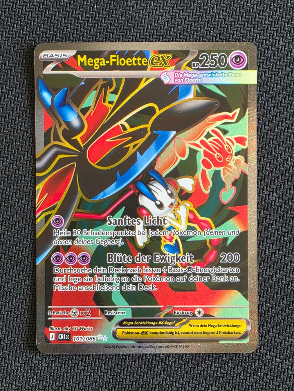Pokémon Sammelbilder & Trading cards: Mega Floette ex (CRI 101) - Pokémon – Gebraucht aus Zürich von Semagets