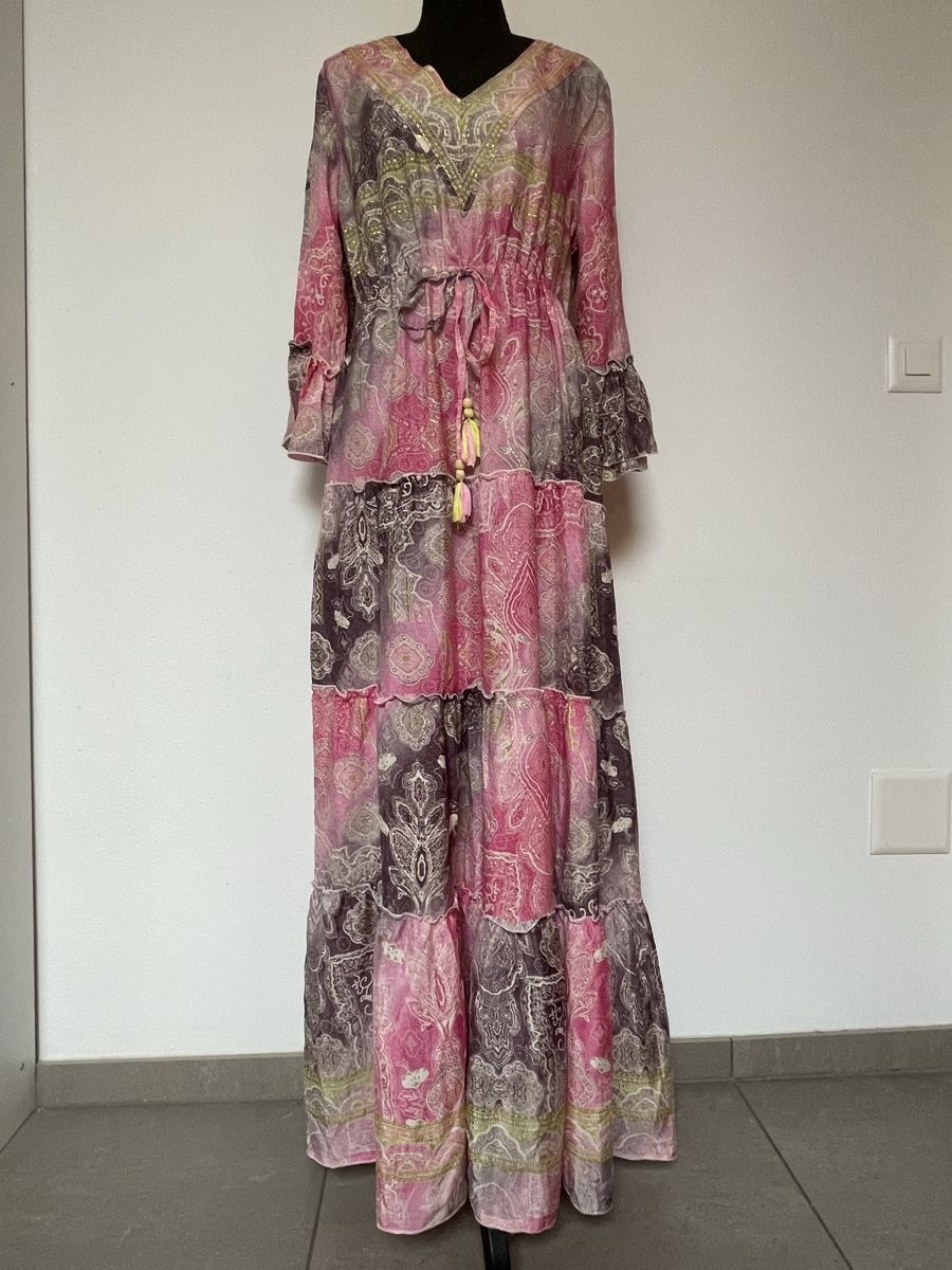 Vestiti: Boho Maxi Stufenkleid  in Seidenoptik – Nuovo (secondo la descrizione) da Sigriswil venduto da ck56 1