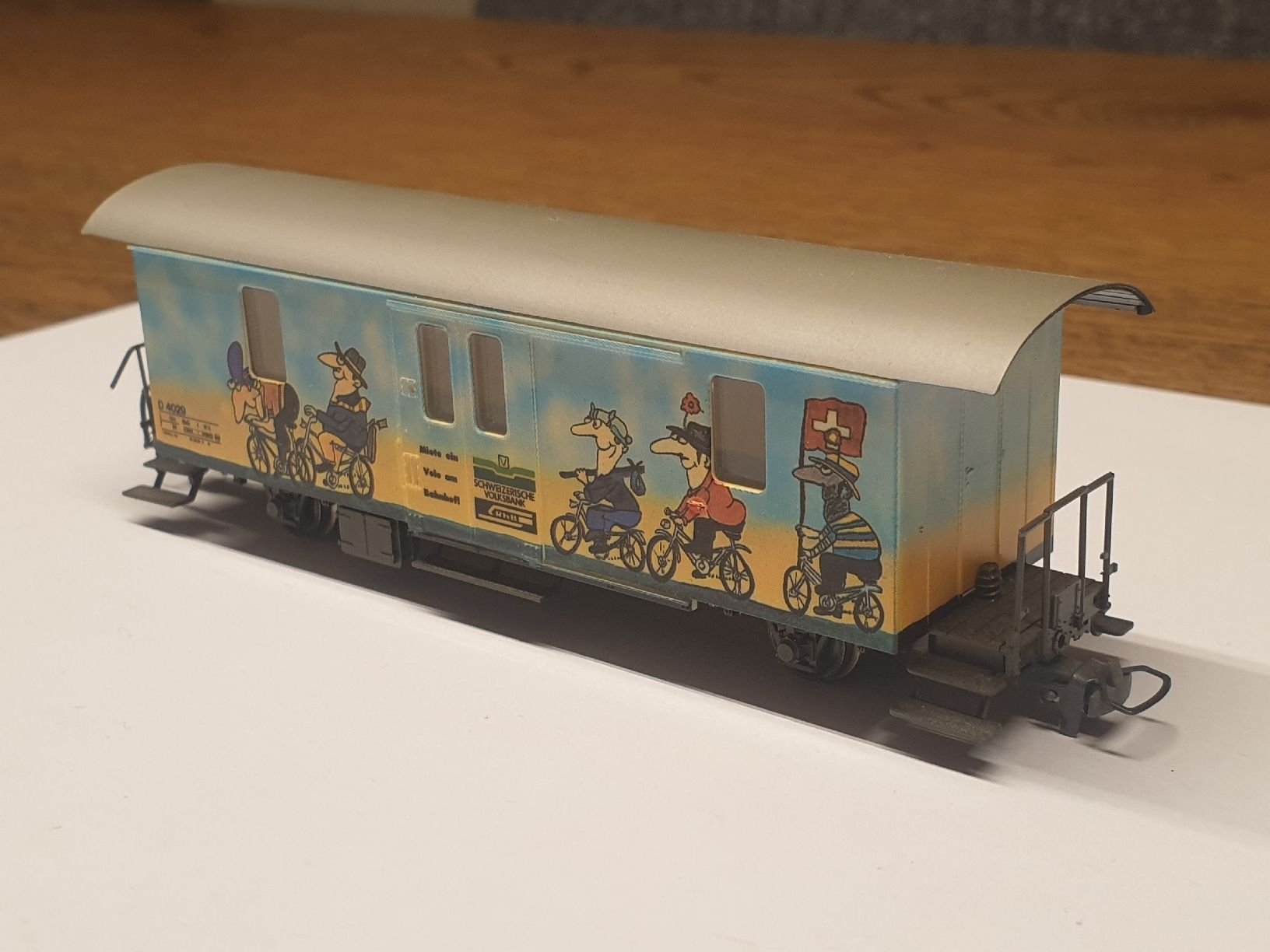 Bemo Modelleisenbahnen: D 4029 Velowagen Bemo – Gebraucht aus Wil SG von bue_ff6k 4