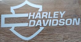 Stickers Harley Davidson argenté J181