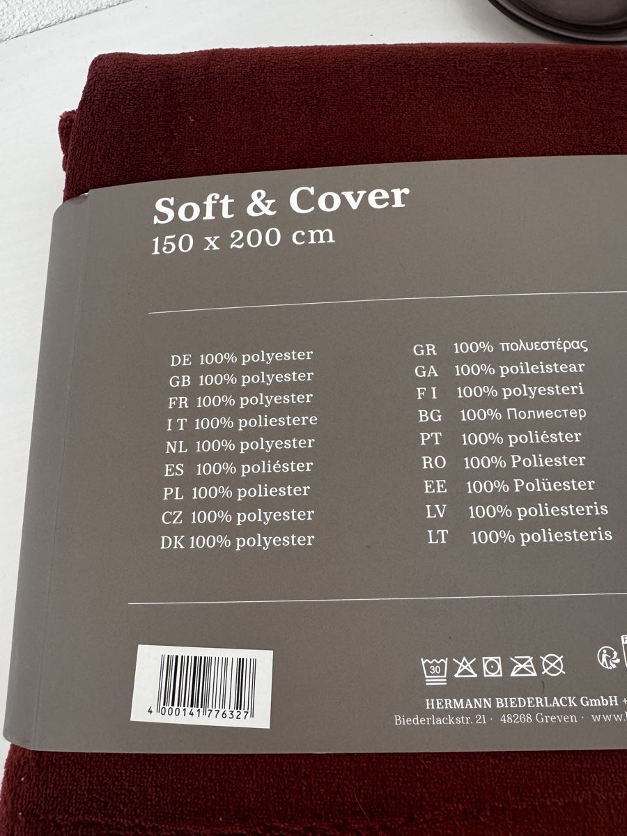 Coperte: Biederlack Decke rostrot NEU – Nuovo e nell'imballaggio originale da Oberglatt ZH venduto da jul_nhy7 3