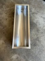 Edelstahl Waschtrog Wandmontage sehr guter Zustand 120 cm