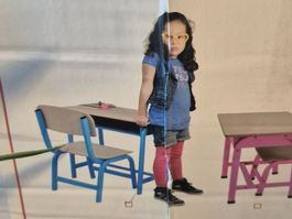 Set bureau+ chaise enfant J.i.P NEUF bleu