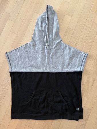 Victoria’s Secret VS ANGEL Hoodie Poncho Grau/Schwarz Kapuze