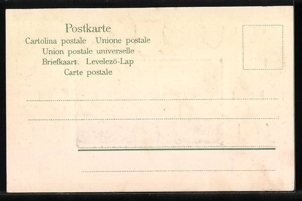 Cartes postales: Passepartout-Lithographie Bern, Bärenpl – D'occasion à Berlin par bartko-reher 1