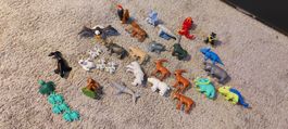 Grosse Sammlung Ü-Ei Figuren – Tiere & Drachen
