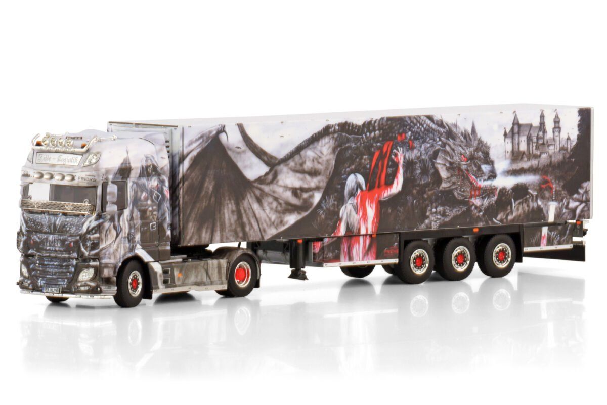 WSI Models Kit di modellismo & Modellini statici: 1:50 WSI DAF XF SSC My2017 4x2 "Heide Logistik" – Nuovo e nell'imballaggio originale da Affoltern am Albis venduto da Modellshop-8910