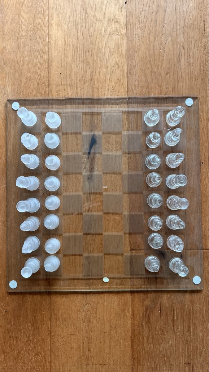 Jeux: Glas Schachspiel neuwertig – Neuf (Voir description) à Weesen par joehlk95 1
