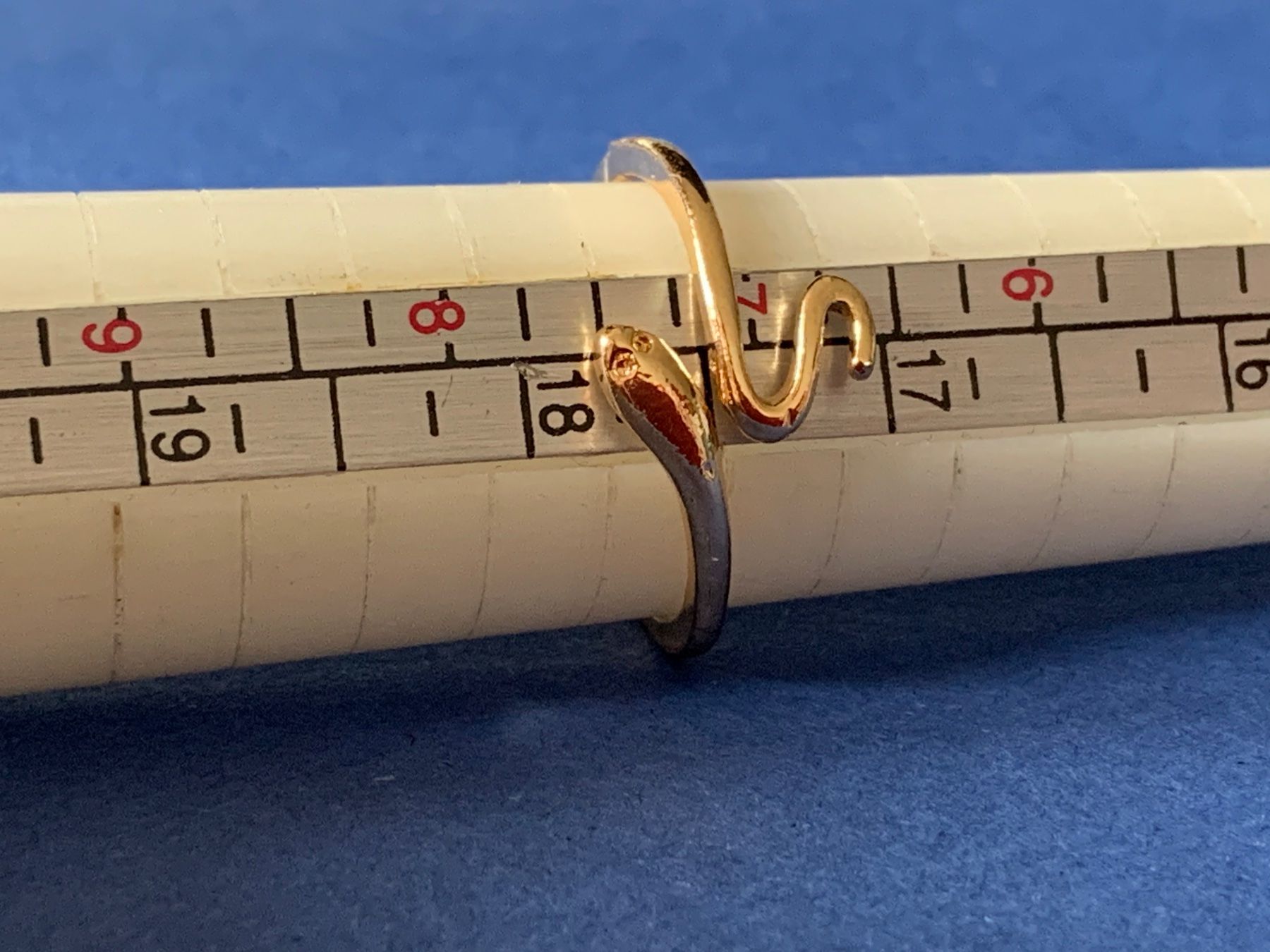 Anelli: Schlangenring vergoldet (55) – Usato da Dittingen venduto da Bijoubelle 3