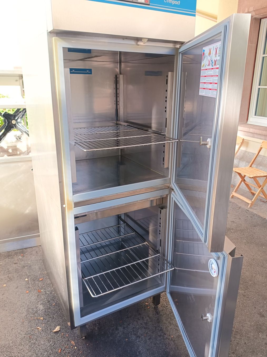 Kühlschrank: Gastro Kühlschrank / TK CNS – Gebraucht aus Fehren von nik_j66k
