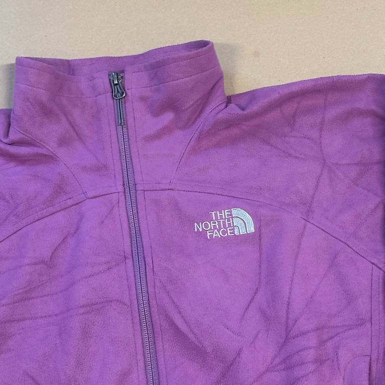 North Face Giacche: The North Face Windwall pink fleece jacket – Usato da St. Gallen venduto da sourced_limited 1