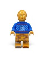 SW1238 C-3PO Holiday Sweater Star Wars LEGO (NEU)