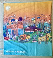 Grand Linge Microfibre 180x100cm Migros x Fichtre 80 ans
