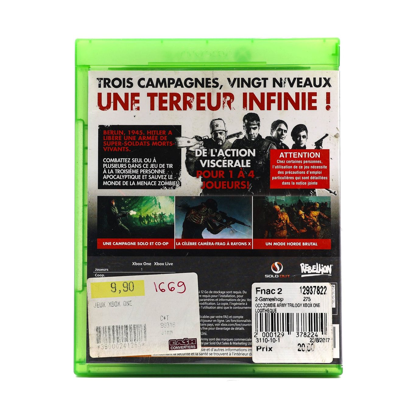 Giochi: Zombie Army Trilogy - XBOX ONE – Usato da Paudex venduto da dindeboy 1