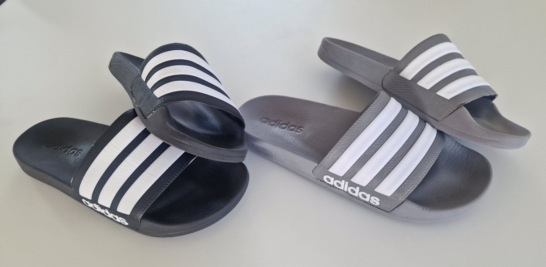 Herrenschuhe: 2x ADILETTE von Adidas Gr.40.5/7 – Gebraucht aus Meggen von Lunime