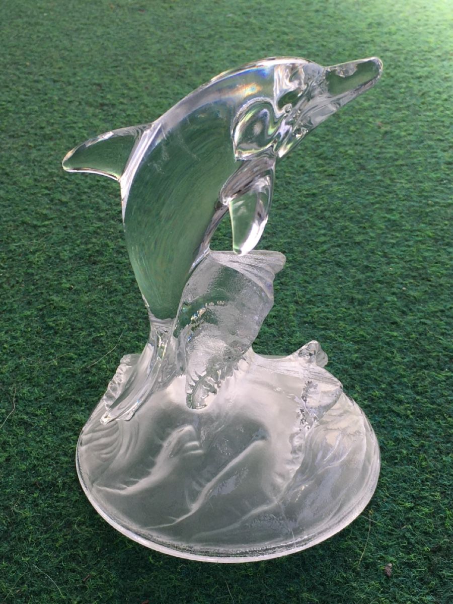 Statuette: Glas - Delfin – Usato da Wangen b. Olten venduto da Finolino28