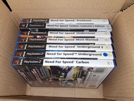 Need for Speed Sammlung 7 PS2 Games: Most Wanted Carbon +...