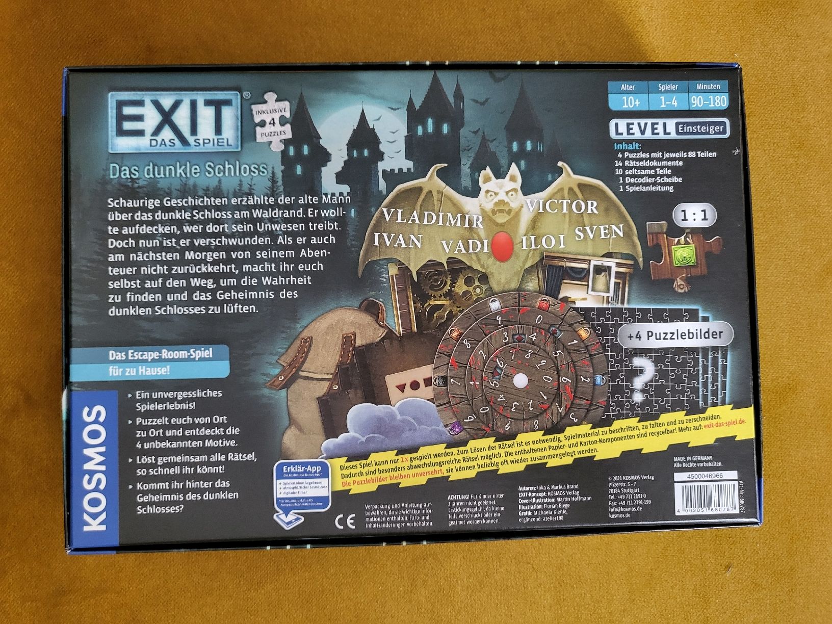 Kosmos Jeux: KOSMOS / Exit / Das dunkle Schloss / Einsteiger – Neuf (Voir description) à Lömmenschwil par S4BR1N4 1
