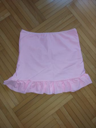 NEU Rosa Strandrock Gr. S / XS mit Rüschen Bikini over