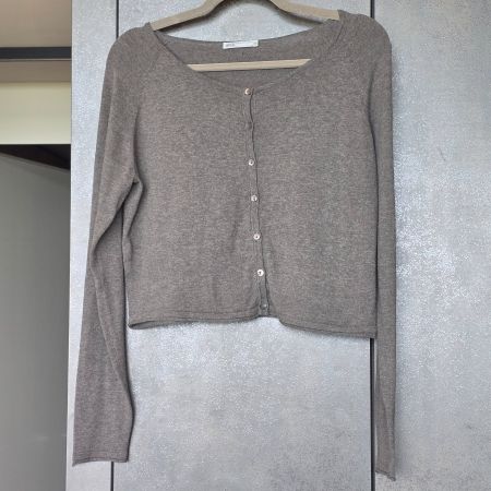 🐸 NILE CARDIGAN M STRICKJACKE JÄCKLI JÄGGLI GRAU