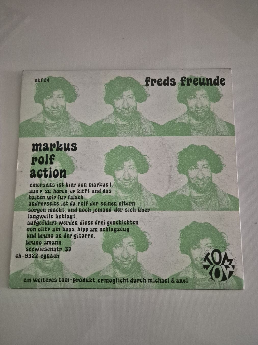 Schallplatten: Freds Freunde -  Markus / Rolf Action - Single7 , CH – Neu (gemäss Beschreibung) aus Uster von newwave0 1