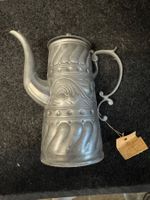 Zinnkanne / Kaffeekanne, Antik-Look, Dekokanne, Vintage