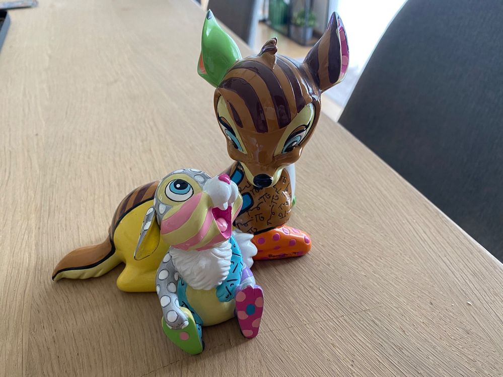 KEYCHIN Taschenspiegel 'Bambi & Klopfer' – Silber, 6,5 Cm, Mit Samtbeutel, Geschenk Für Hirsch-Fans