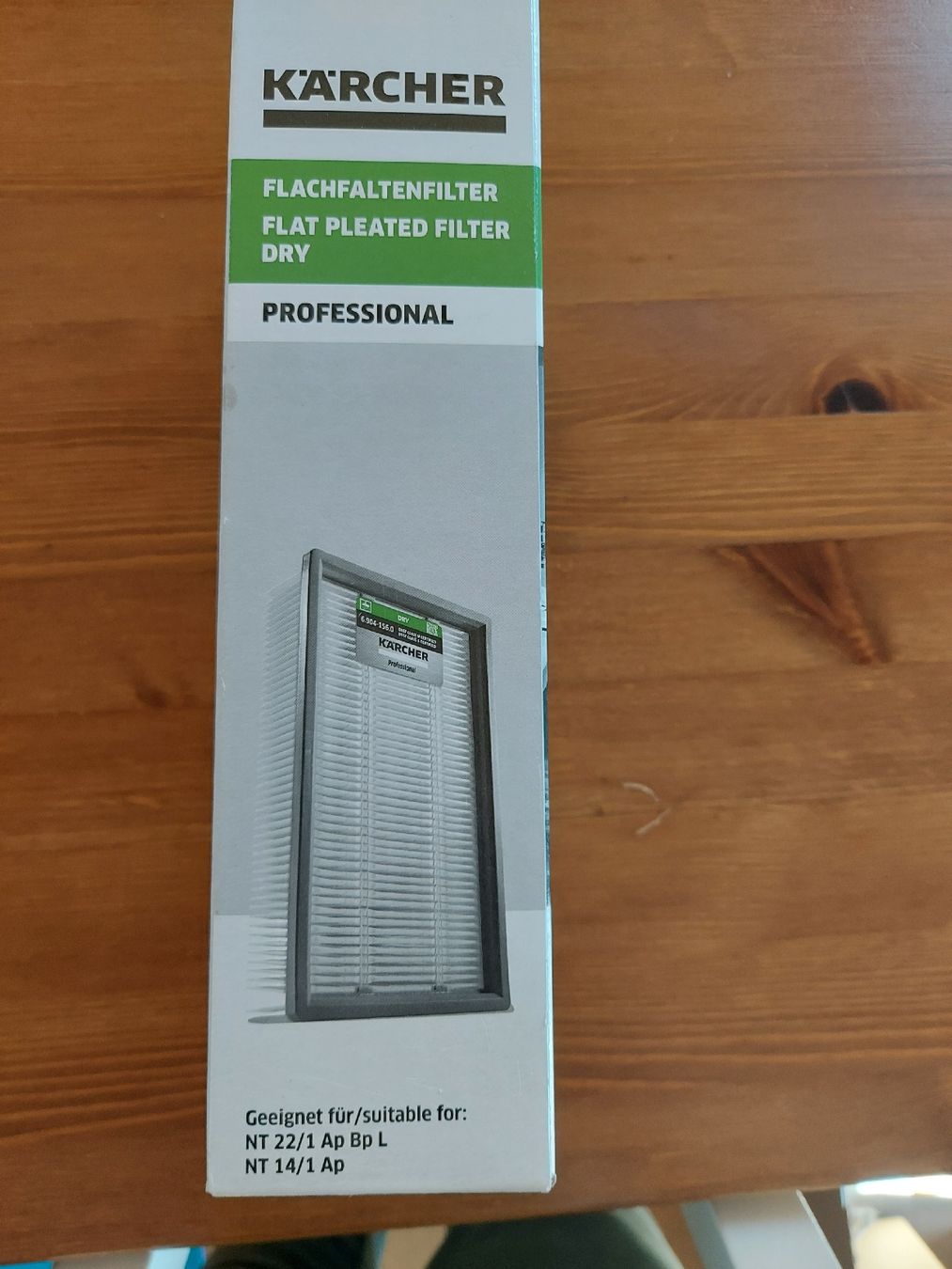 Kärcher Aspirapolveri & Accessori: Kärcher Flachfaltenfilter Professional – Nuovo e nell'imballaggio originale da Randa venduto da jon_jm55 1