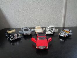 Modellauto Mercedes Benz (6 Stk.)