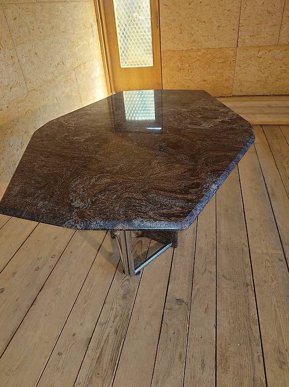 Tables: Schwarzer Marmor-Esstisch – D'occasion à Ruswil par phi_8jvw 3