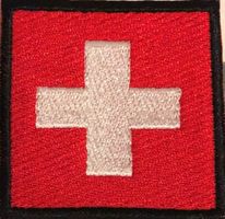 Schweiz Badge Aufnäher Aufbügler Patch Switzerland Suisse