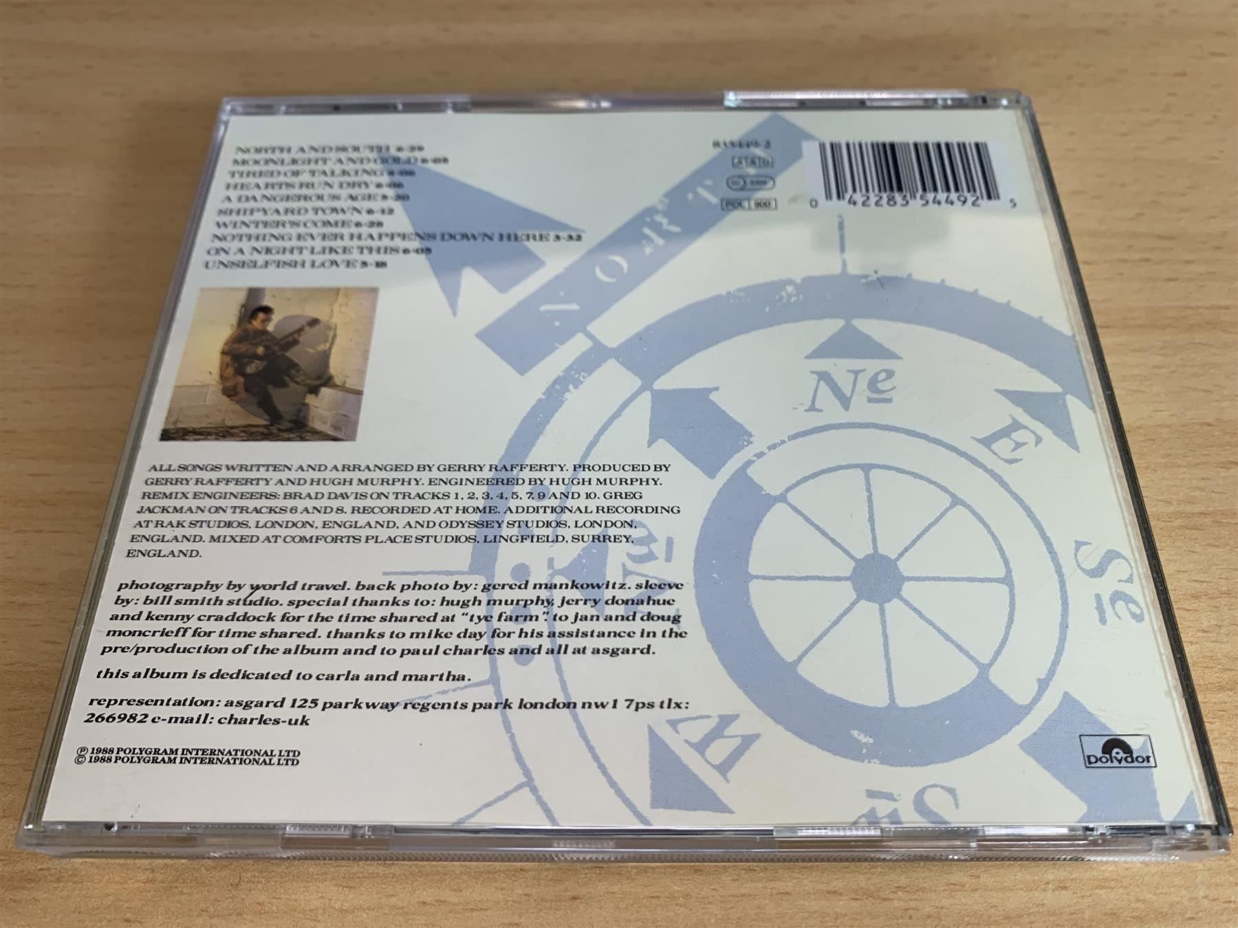 CDs: Gerry Rafferty – North & South – D'occasion à Rikon im Tösstal par Alpenmutz 1