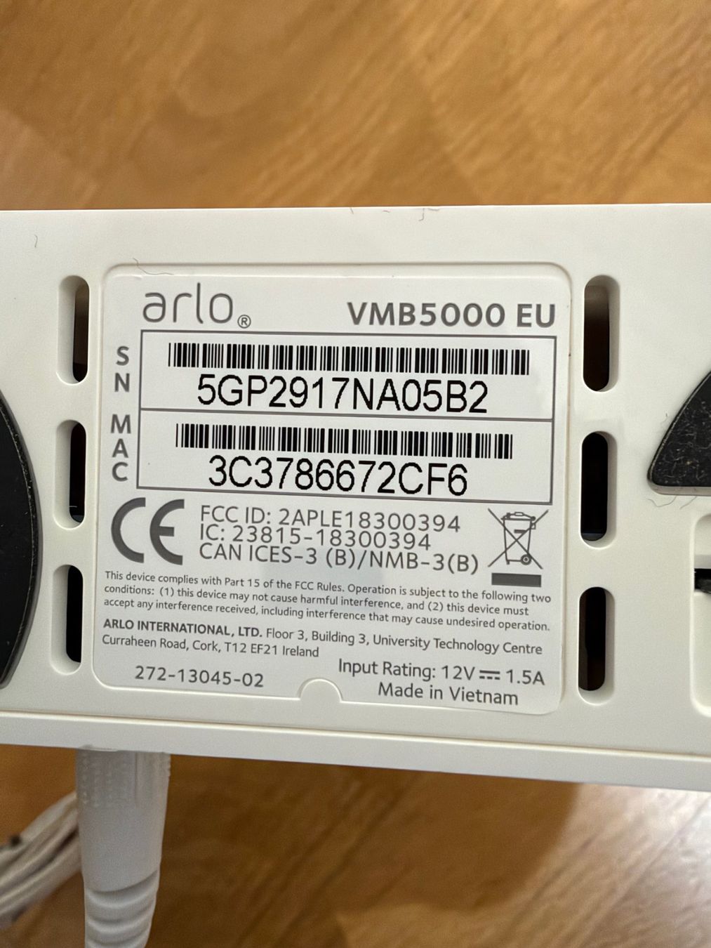 Arlo Sistemi d'allarme: Arlo Base Station VMB 5000 EU – Usato da Küttigen venduto da Dumisani 1