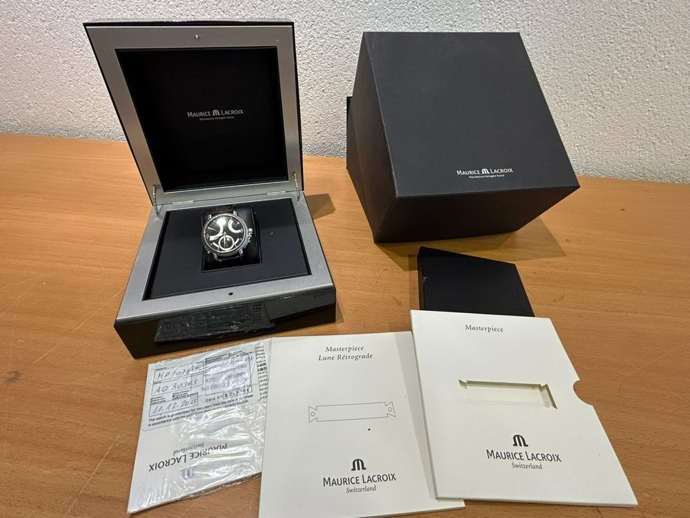 Maurice Lacroix Orologi: maurice lacroix masterpiece lune retrograde full set – Usato da Rothrist venduto da wiggertal-auktionen 1