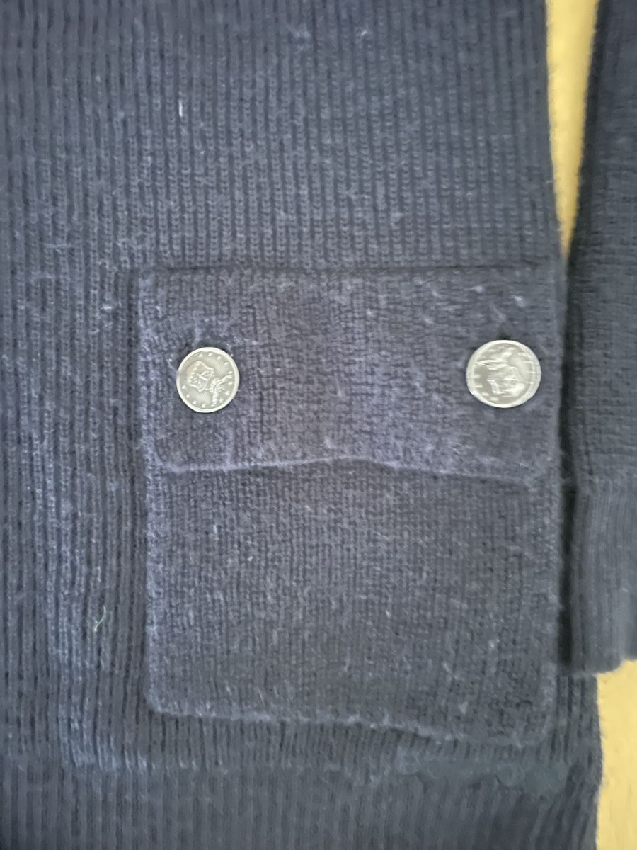 Bonpoint Maglioni & Felpe: Bonpoint wool Navy Knit Zip-Up Cardigan – Usato da sonvico venduto da Ptequila 2
