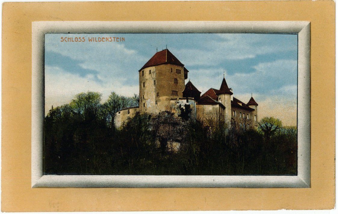 Cartoline postali: BL 100 Schloss Wildenstein 1912 – Usato da Fribourg venduto da philafri