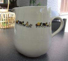 Keramik-Krug 4 Liter, Motiv "Appenzeller Alpfahrt"