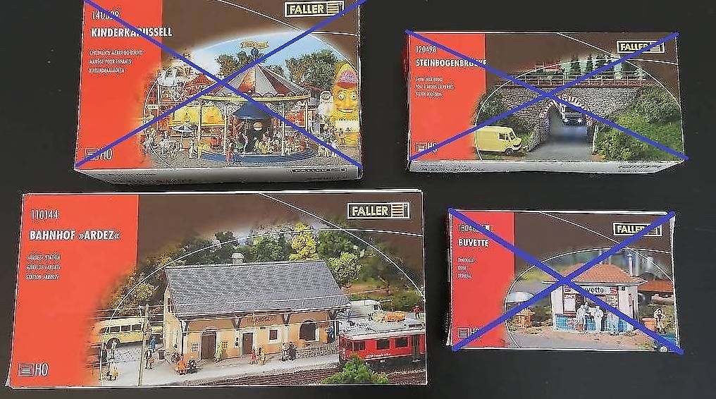 Modellini di ferrovie: Modelisme Miniaturwelten Faller – Usato da Vevey venduto da gui_9x5l 2
