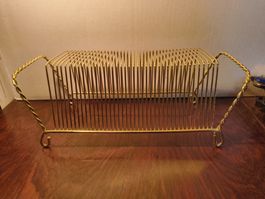 Vintage Metallständer für Singelis ca 39Stk goldfarbig 