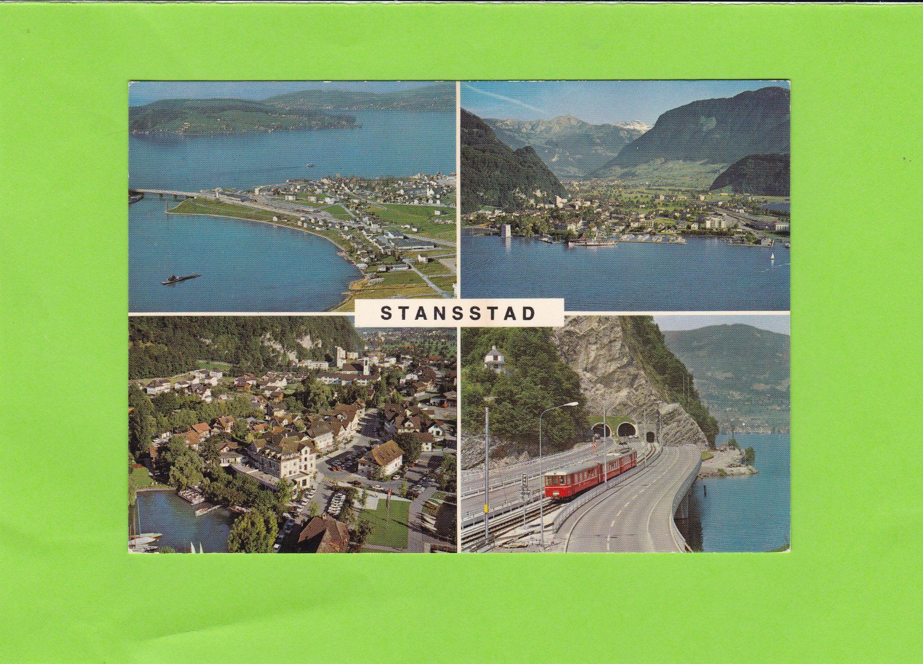 Cartoline postali: Stansstaad mit Eisenbahn – Usato da St. Peterzell venduto da neckertal